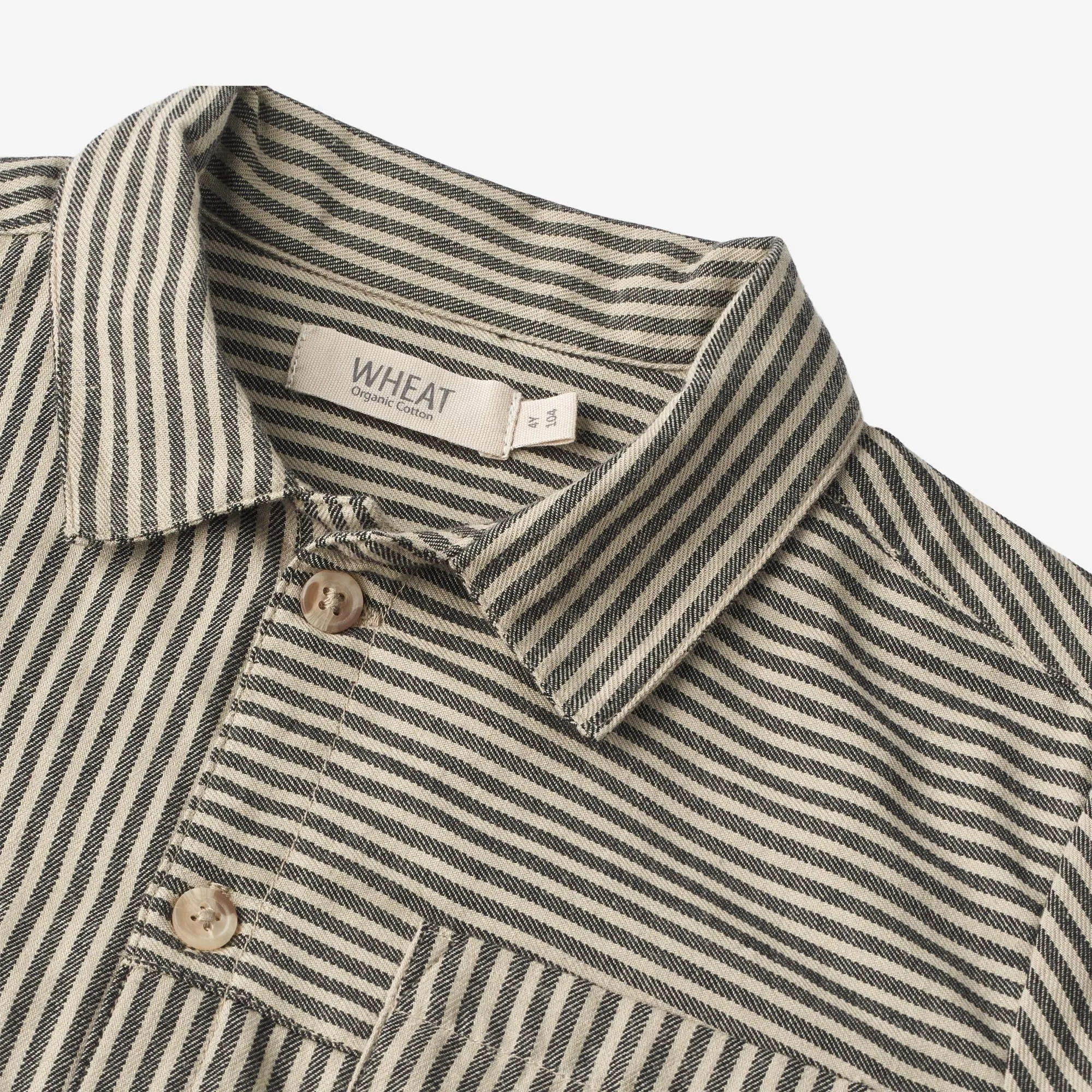 Shirt Ole - black coal stripe