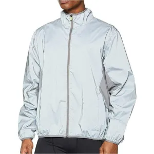 Spiro Luxe Reflectex Hi-Viz Mens Running Jacket - Silver