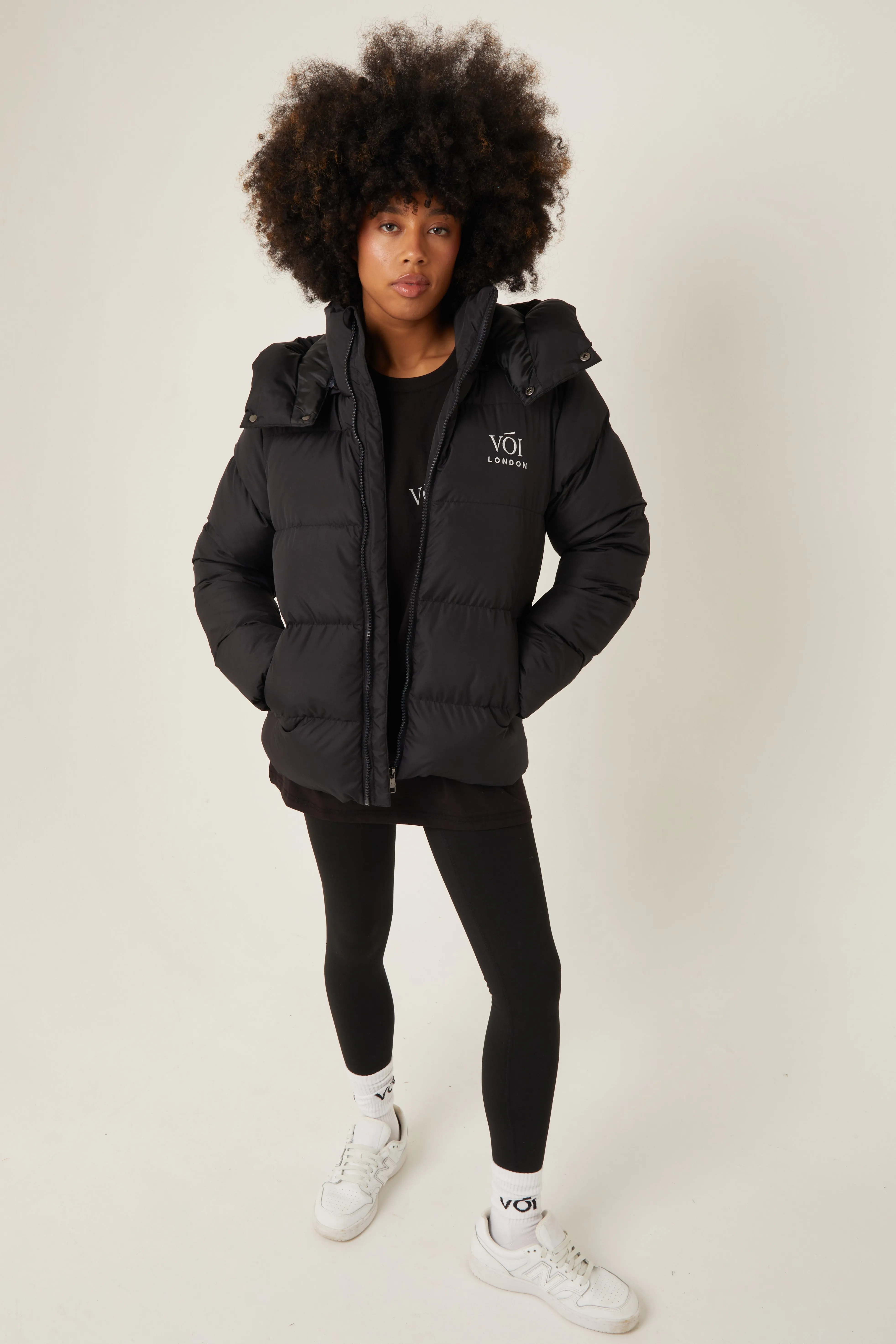 Tiptree Puffer Jacket - Black