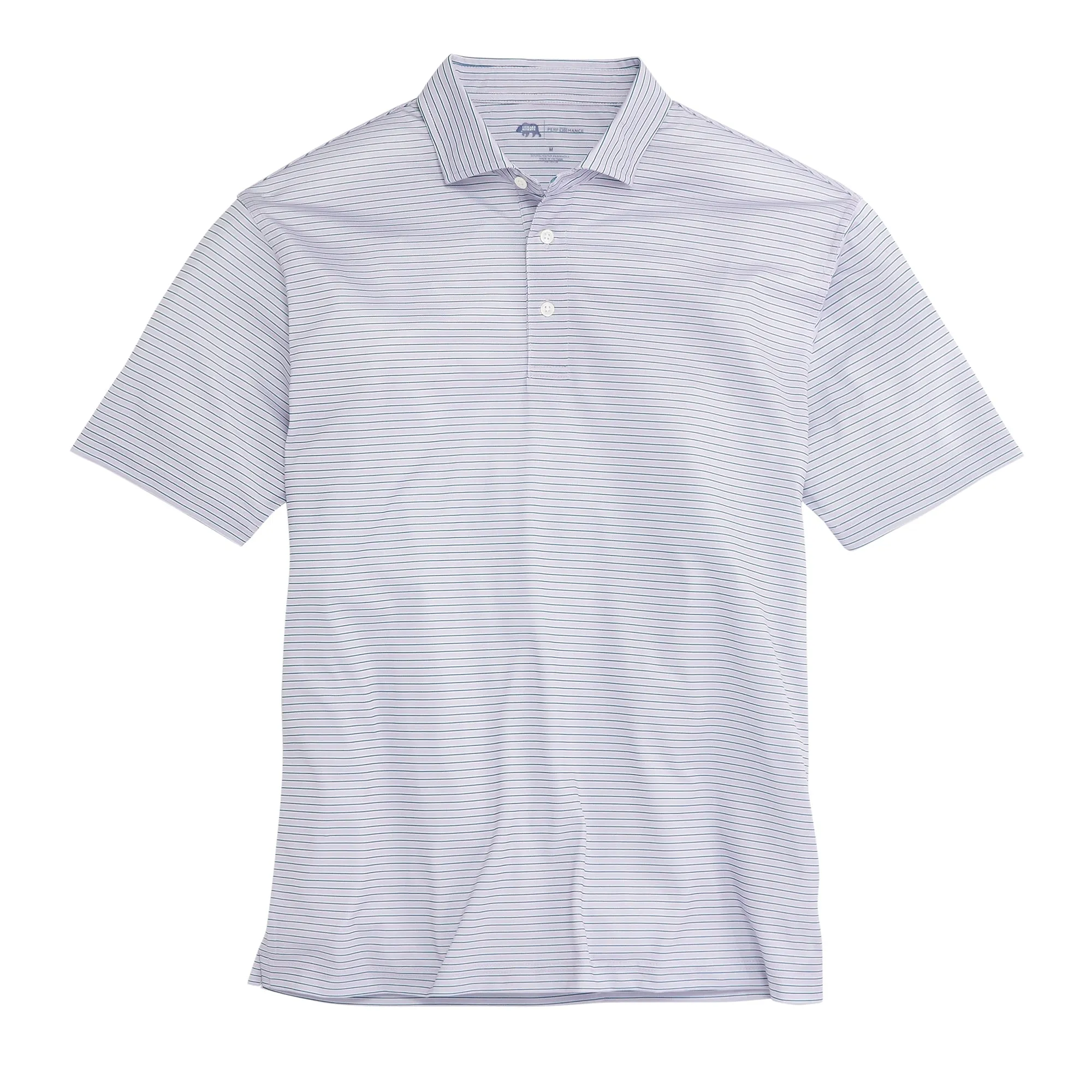 Trophy Stripe Performance Pique Polo