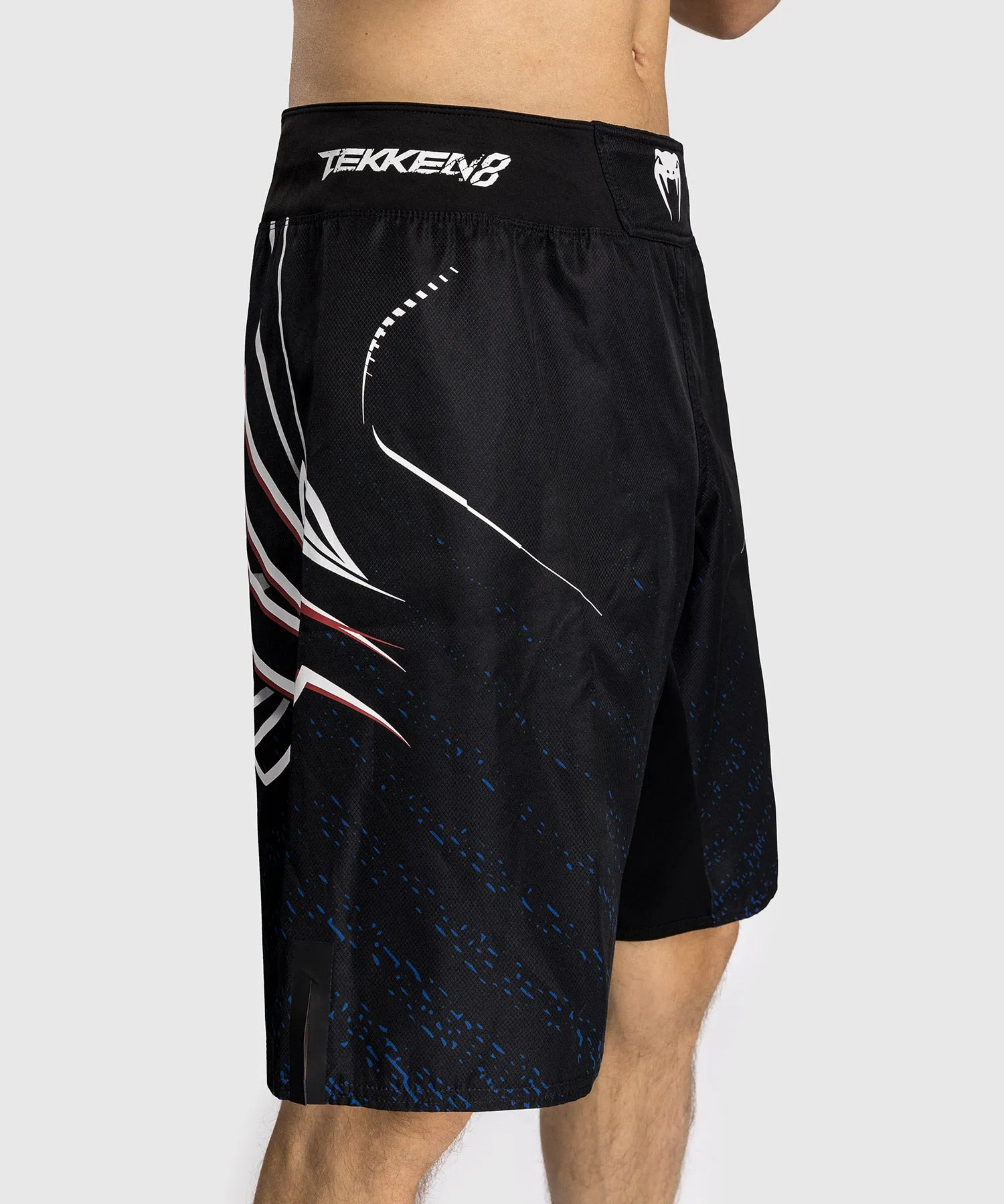 Venum x TEKKEN 8 - Jin Kazama Fight Shorts - Blue/Black/White