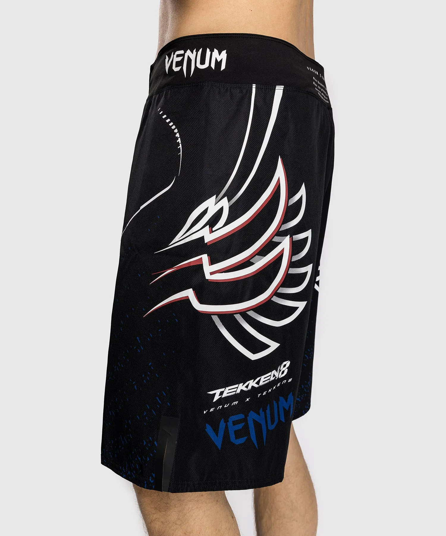 Venum x TEKKEN 8 - Jin Kazama Fight Shorts - Blue/Black/White