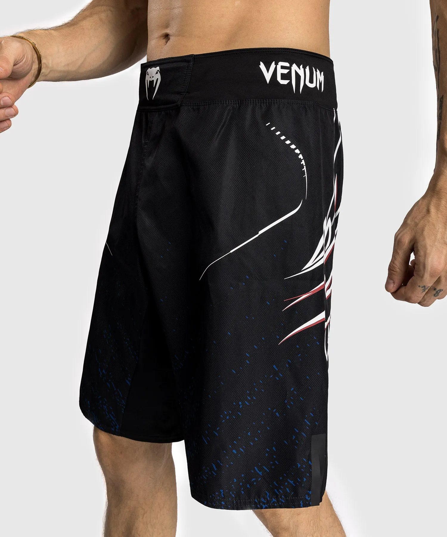 Venum x TEKKEN 8 - Jin Kazama Fight Shorts - Blue/Black/White