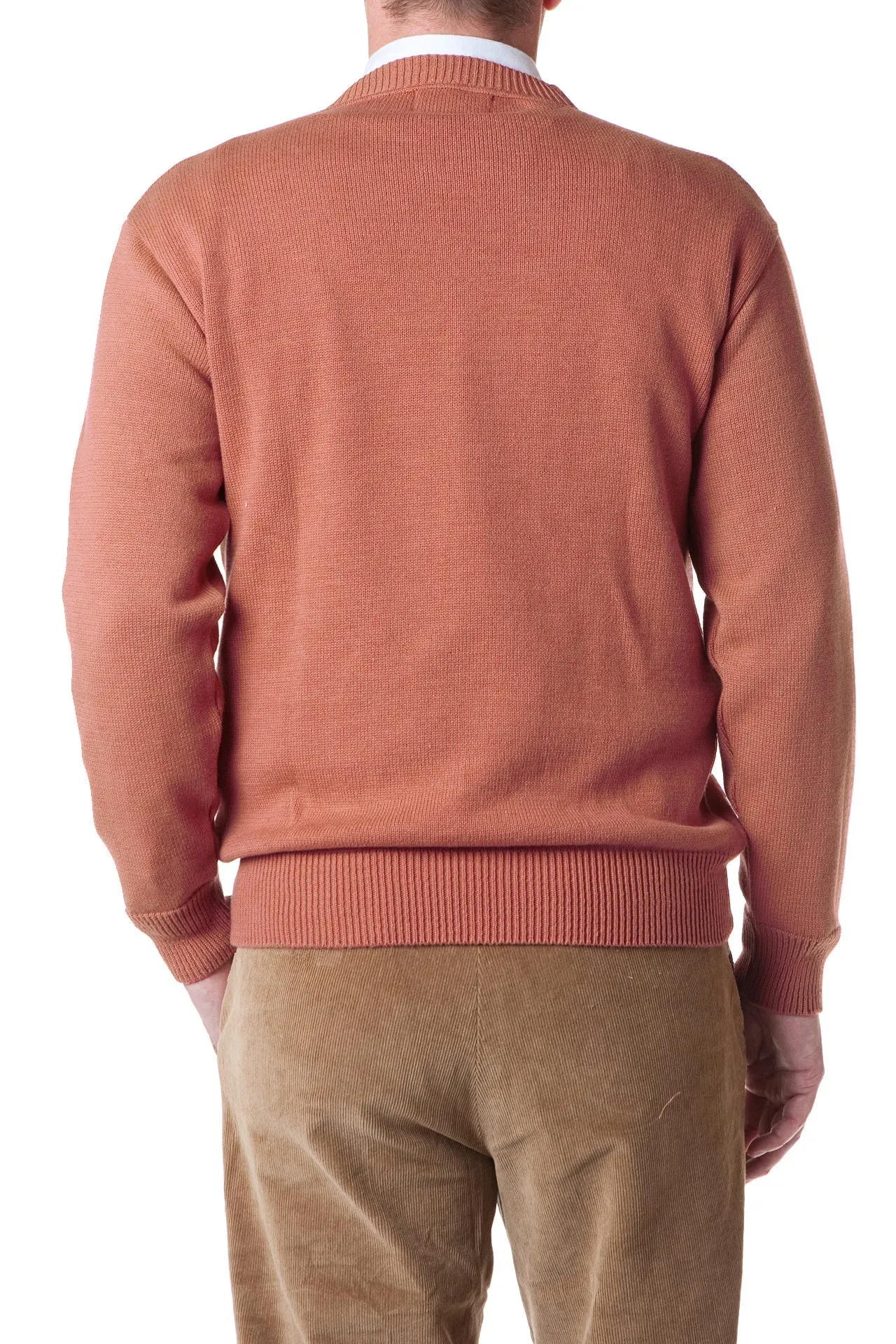 Yachtsman Crewneck Sweater Brick Red