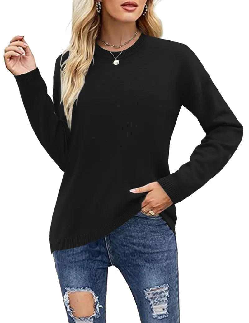 Zeagoo Sweaters for Women Fall Outfits Long Sleeve Knit Pullover Tops