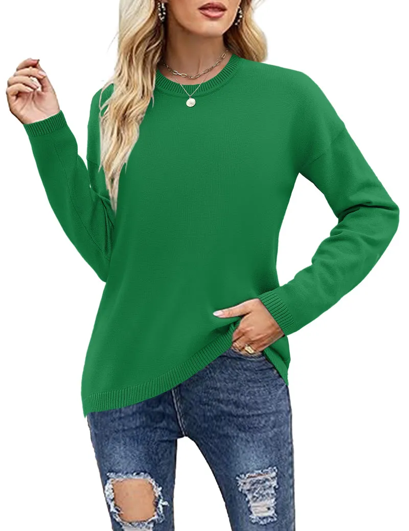 Zeagoo Sweaters for Women Fall Outfits Long Sleeve Knit Pullover Tops